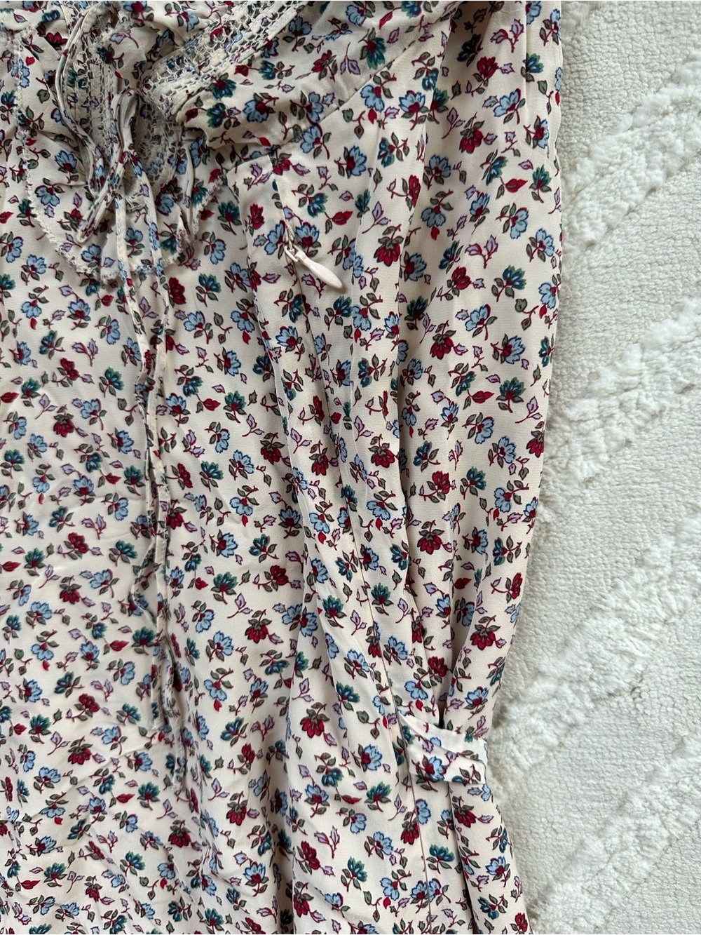 $498 Polo Ralph Lauren | Ruffle-Trim Floral Dress - Picture 6 of 12